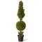 5ft. Juniper Cone &#x26; Ball Topiary with Green Pot